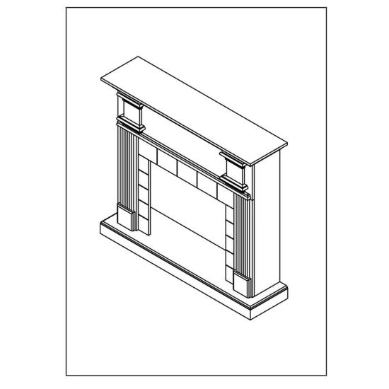 MPC  Cornice Blu Turchese Per Caminetti  un prodotto in offerta al miglior prezzo online