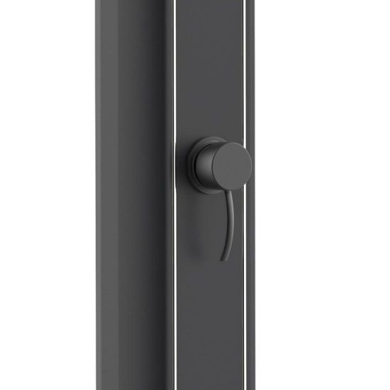 SINED  Doccia Solare Nera In Alluminio Dafne  un prodotto in offerta al miglior prezzo online