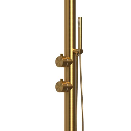 SINED  Goldfarbene Edelstahldusche ist ein Produkt im Angebot zum besten Preis