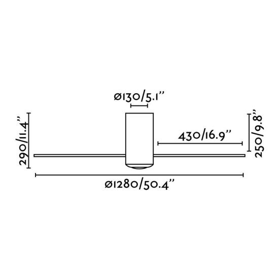 FARO  Energiesparventilator Mini Tube Weiss ist ein Produkt im Angebot zum besten Preis