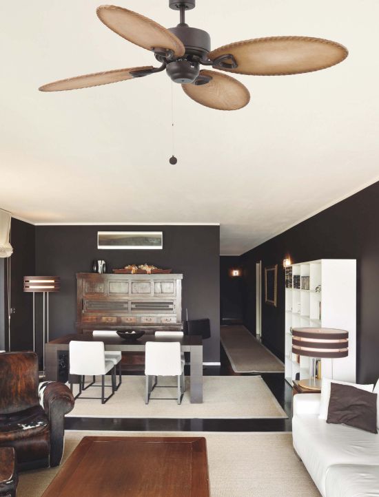 FARO  Ceiling Fan With Light Lombok Brown is a product on offer at the best price