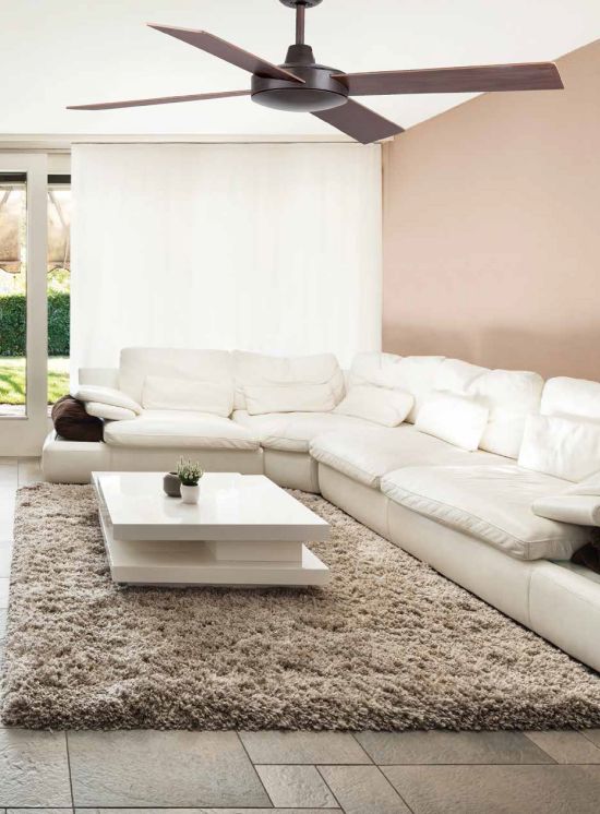 FARO  Rustbrown Ceiling Fan Without Light is a product on offer at the best price