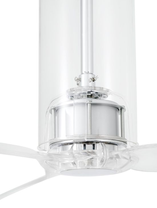 FARO  Deckenventilator Tube Chrom Transparent ist ein Produkt im Angebot zum besten Preis