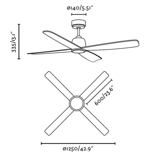 FARO  Brown Ceiling Fan Without Light Molokai is a product on offer at the best price