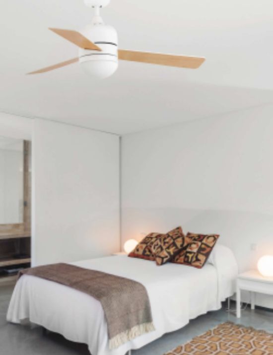 FARO  Ceiling Fan With Light Cebu White is a product on offer at the best price