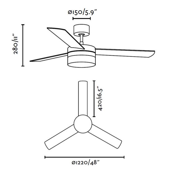FARO  Ceiling Fan With Light And Remote Panay is a product on offer at the best price