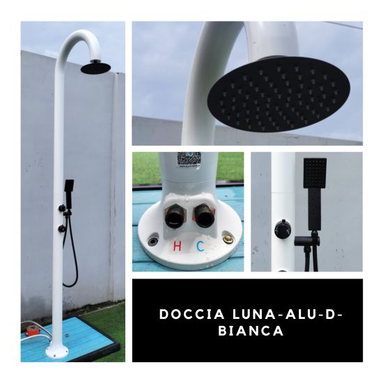 SINED  Doccia Bianca In Alluminio Con Doccino  un prodotto in offerta al miglior prezzo online