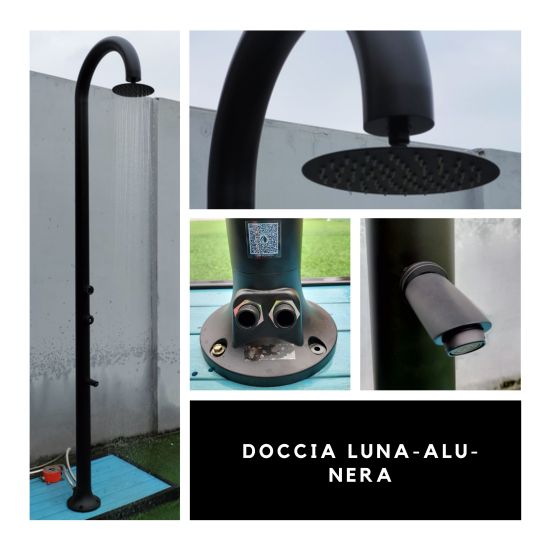 SINED  Doccia Esterna Nera In Alluminio  un prodotto in offerta al miglior prezzo online