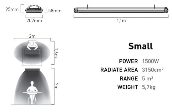 MO-EL  Infrared Heater 1500w is a product on offer at the best price