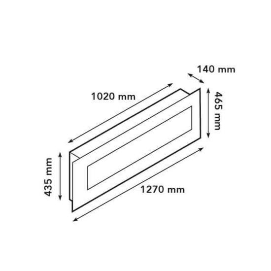Xaralyn  Elektrischer Led Wandkamin ist ein Produkt im Angebot zum besten Preis