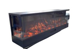 Caminetti Elettrici con Fiamma su 3 Lati