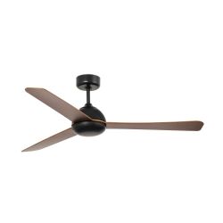 Black Ceiling Fan And Remote Control
