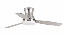 Ceiling Fan Tonsay Nickel With Light