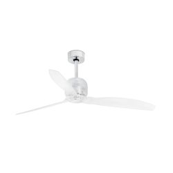 Ventilatore Senza Luce Deco Fan Cromo