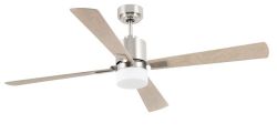 Ceiling Fan With Light Satin Nickel Palk