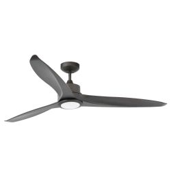 Large Ceiling Fan Tonic Brown Led Light
