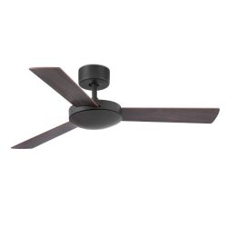 Brown Ceiling Fan With 3 Reversible Blad