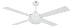 Ceiling Fan With Light Icaria Mpc White