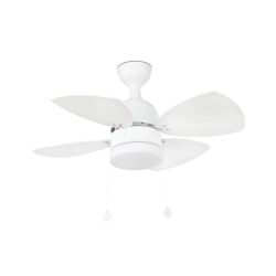 Small White Ceiling Fan Mediterraneo