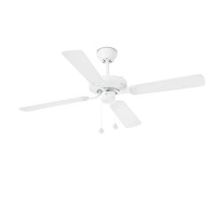White Ceiling Fan Without Light Yakarta