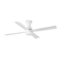Fan With Led Light Fraser White