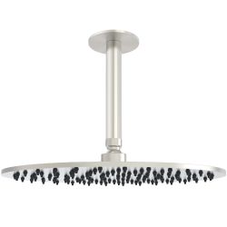 Kit Braccio Soffione Inox 30cm Soffitto