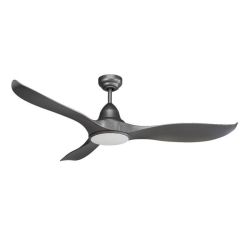 Onda DC nero ABS 1320mm Luce 18W 3k4k5k