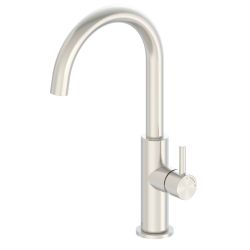 Rubinetto miscelatore cucina basso inox