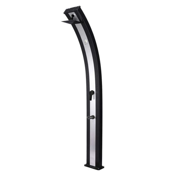 Doccia Solare Nera Alluminio Sined Ella Doccia Solare Nera Alluminio Sined Ella