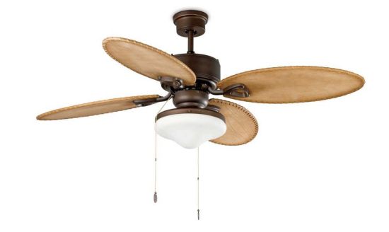 Ceiling Fan With Light Lombok Brown