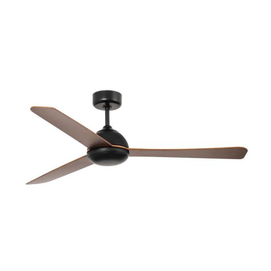Black Ceiling Fan And Remote Control