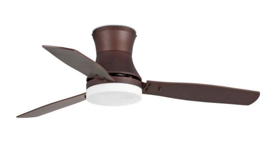 Brown Ceiling Fan With Light Tonsay