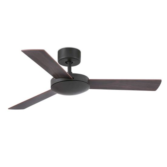 Brown Ceiling Fan With 3 Reversible Blad