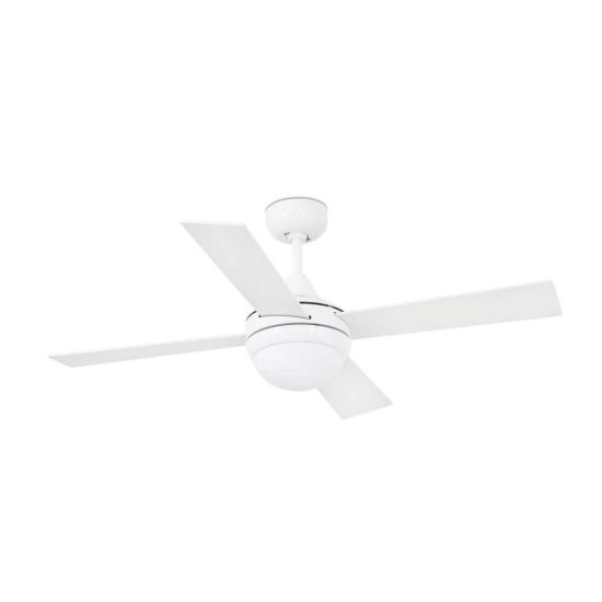 4 Blade Ceiling Fan Mini Icaria White