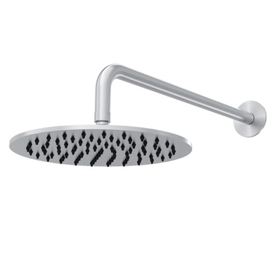 Kit Braccio Soffione Inox 30cm Parete Kit Braccio Soffione Inox 30cm Parete