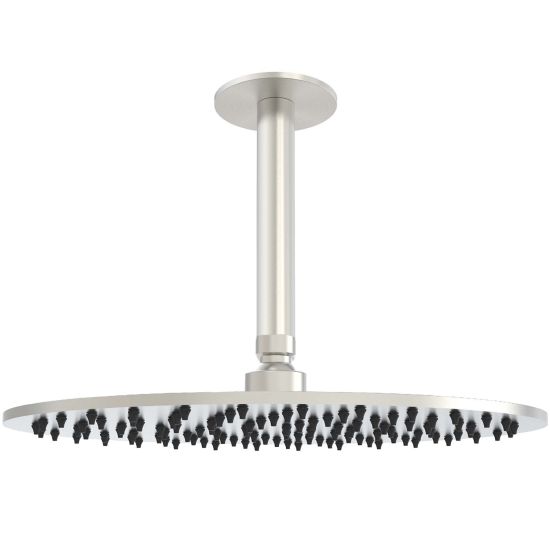 Kit Braccio Soffione Inox 30cm Soffitto Kit Braccio Soffione Inox 30cm Soffitto
