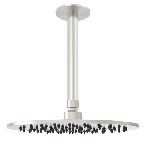 Kit Braccio Soffione Inox 25cm Soffitto Kit Braccio Soffione Inox 25cm Soffitto