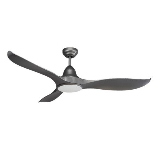 Onda DC nero ABS 1320mm Luce 18W 3k4k5k