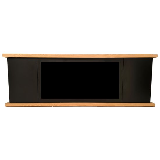 Mobile Nero In Legno Per Camino