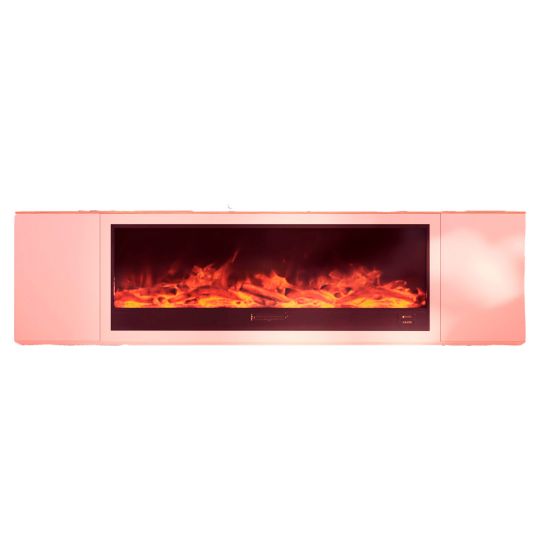 Credenza Con Caminetto Incorporato