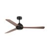 Black Ceiling Fan And Remote Control
