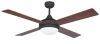 Ventilatore Da Soffitto Con Luce Corpo In Acciaio Colore Marrone Con 4 Pale Bicolore Diametro 130 Cm Per Stanze Fino a 18 Mq Telecomando a 3 Velocit Incluso Ventilatore Con Luce Per Soffitto Con Funzione Estate Inverno Installabile Su Solai Inclinati