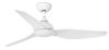 Ventilatore Per Soffitto Bianco Con Motore Dc Sioux Corpo In Acciaio e 3 Pale In Abs Colore Bianco 5 Velocit Comandate Da Telecomando Incluso Funzione Estate Inverno Posizionabile Anche Su Solai Inclinati Con Un Ip 44 Pu Essere Posizionato Allesterno