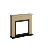 Cornice Per Caminetto Per Inserto Elettrico Tagu Powerflame Struttura In Legno Colore Rovere Misure Lxpxh 99x25x88,3 Cm