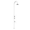 White Aluminum Moon Shower White Aluminum Moon Shower