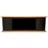 Base In Legno Per Camino Nera