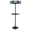 Infrared Heater With Quartz Halogen Lamps Table Pedestal Colour Black Anthracite Ip65 Moel Girosole Ip 65 3 1200w Lamps Total 3600w 2b-400v Moel 769t With Switch Dimensions 80x80x210 Cm Weight 26 Kg Made In Italy 