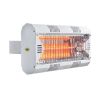 Lampada Riscaldante Professionale Ad Infrarossi Bianca Moel 791lgw Hathor Lampada Infrarosso Incluso Supporto a Muro Potenza 2000w Copertura 9-12 Mq Peso 2 Kg Emissione Ir-a Lampada a Basso Impatto Luminoso Riscaldatore a Infrarossi Al Miglior Prezzo