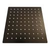 Soffione Quadrato In Acciaio Inox Colore Nero Da 6 Pollici 15 Cm Per Docce. Proponiamo Solo Ricambi Originali.