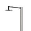 Colonna Doccia In Acciaio Inox Nautico 316l Per Esterno Sined Polifemo. Realizzata Con Temporizzatore Per Massimo Comfort e Risparmio Acqua. Installazione Semplificata e Resistenza Unica Con Scatola C-box Dedicata. Ideale Per Ogni Spazio Esterno.
